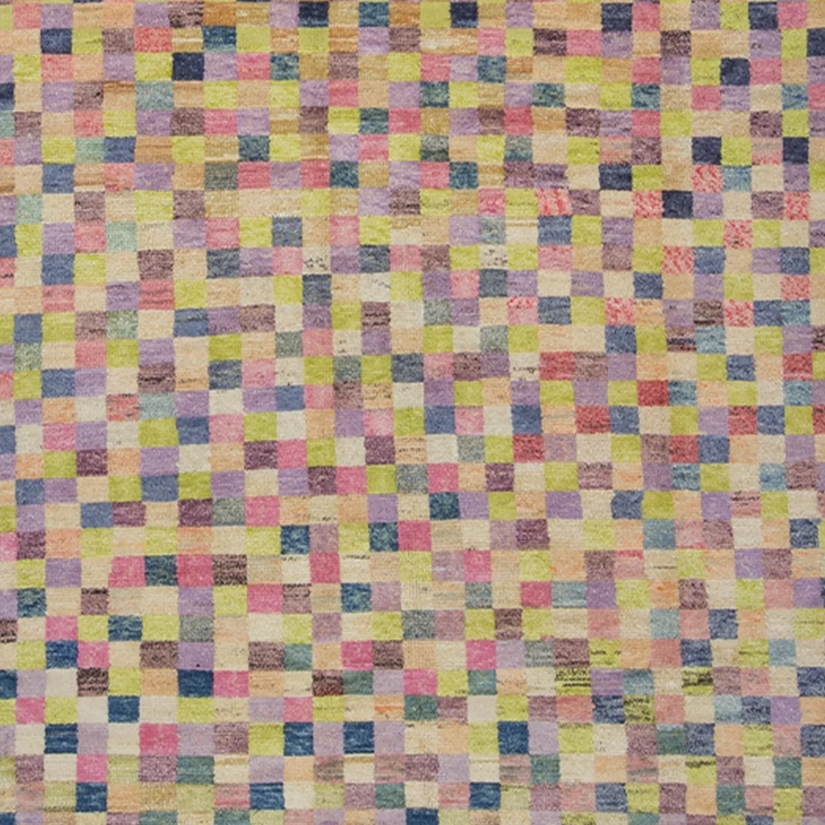 Colorful Patchwork Mosaic Design Hand woven Rug - Unique Designer Floor Carpet | 6.7x9.5 ft | 205x209 cm | HL080116 6 Colorful Patchwork Mosaic Design Hand woven Rug - Unique Designer Floor Carpet | 6.7x9.5 ft | 205x209 cm | HL080116 - Image 4