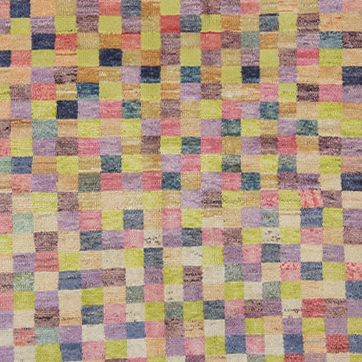 Colorful Patchwork Mosaic Design Hand woven Rug - Unique Designer Floor Carpet | 6.7x9.5 ft | 205x209 cm | HL080116 5 Colorful Patchwork Mosaic Design Hand woven Rug - Unique Designer Floor Carpet | 6.7x9.5 ft | 205x209 cm | HL080116 - Image 3