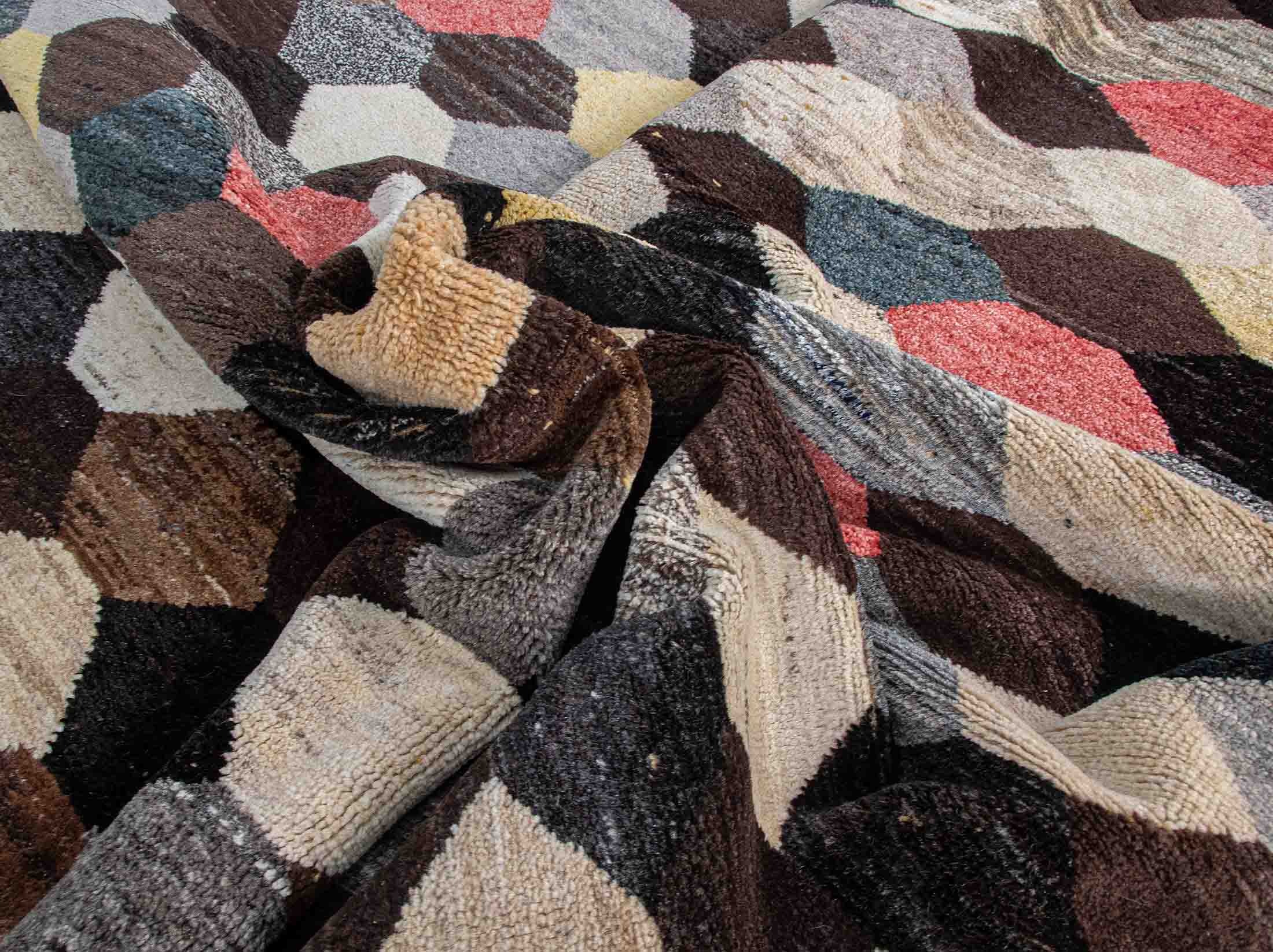 handmade turkish rug upcycled wool