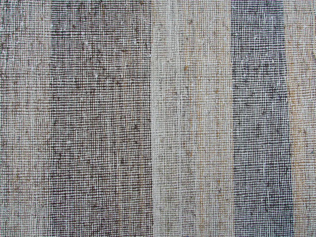 Pastel Brown striped kilim rugs