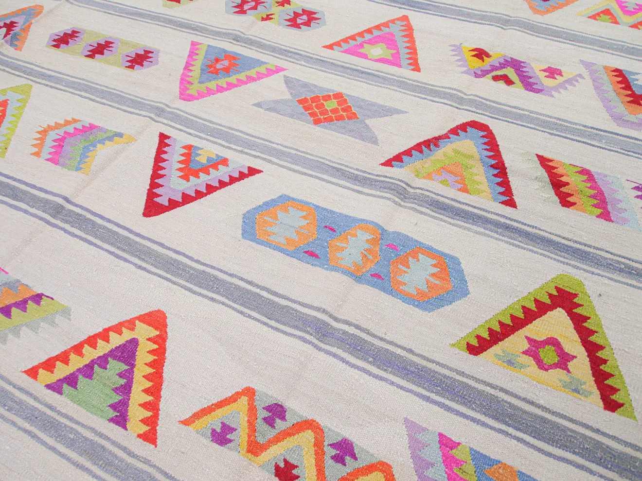 tribal design southwestern style handmade kilim rug