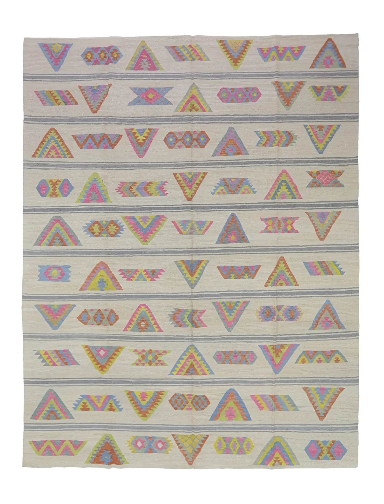 tribal design southwestern style handmade kilim rug