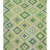 tribal design southwestern style handmade green anatolian turkish kilim rug