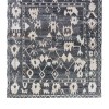 blue large handmade tribal pattern rug