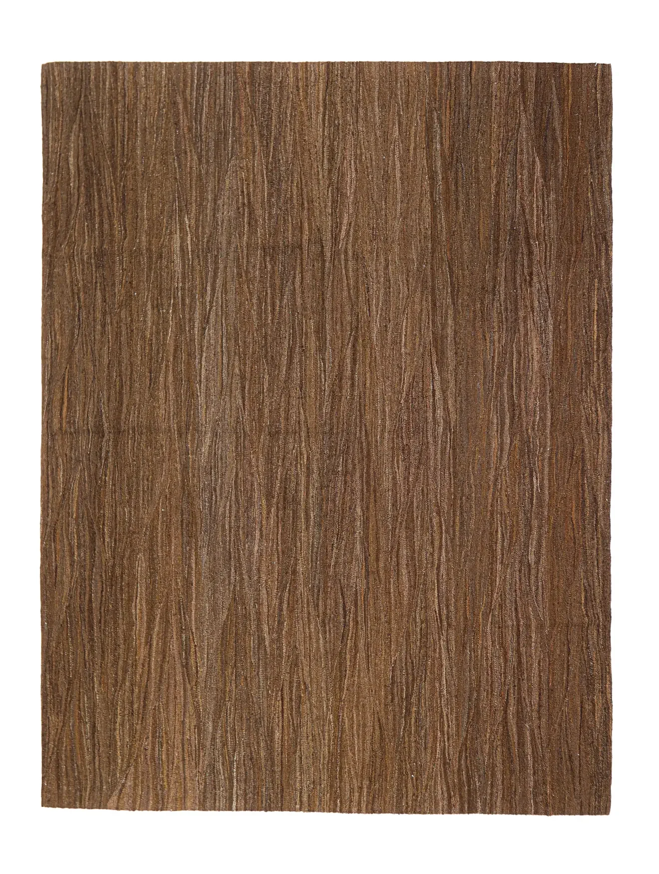 brown barré barred solid colored kilim