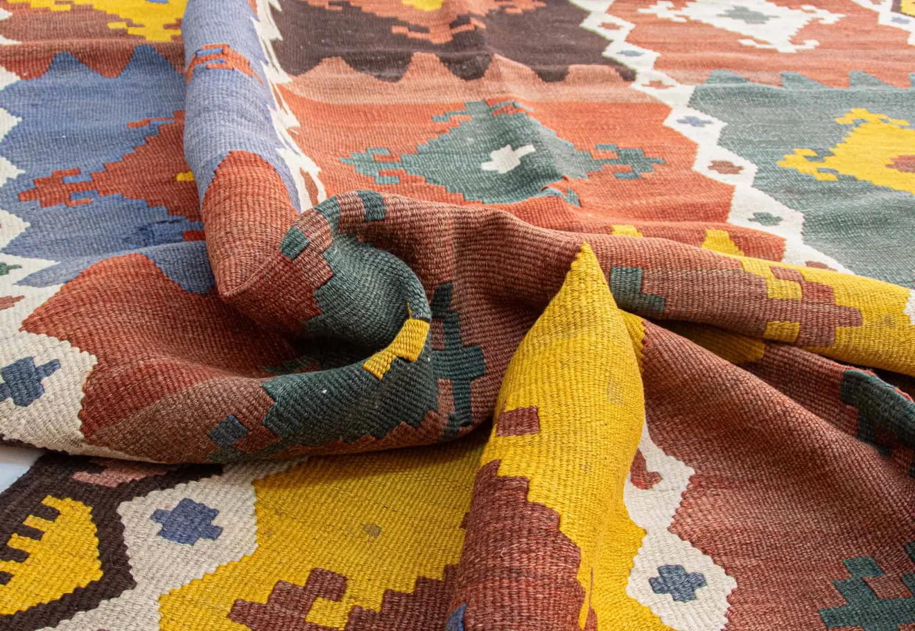 antique uzbek kilim rug