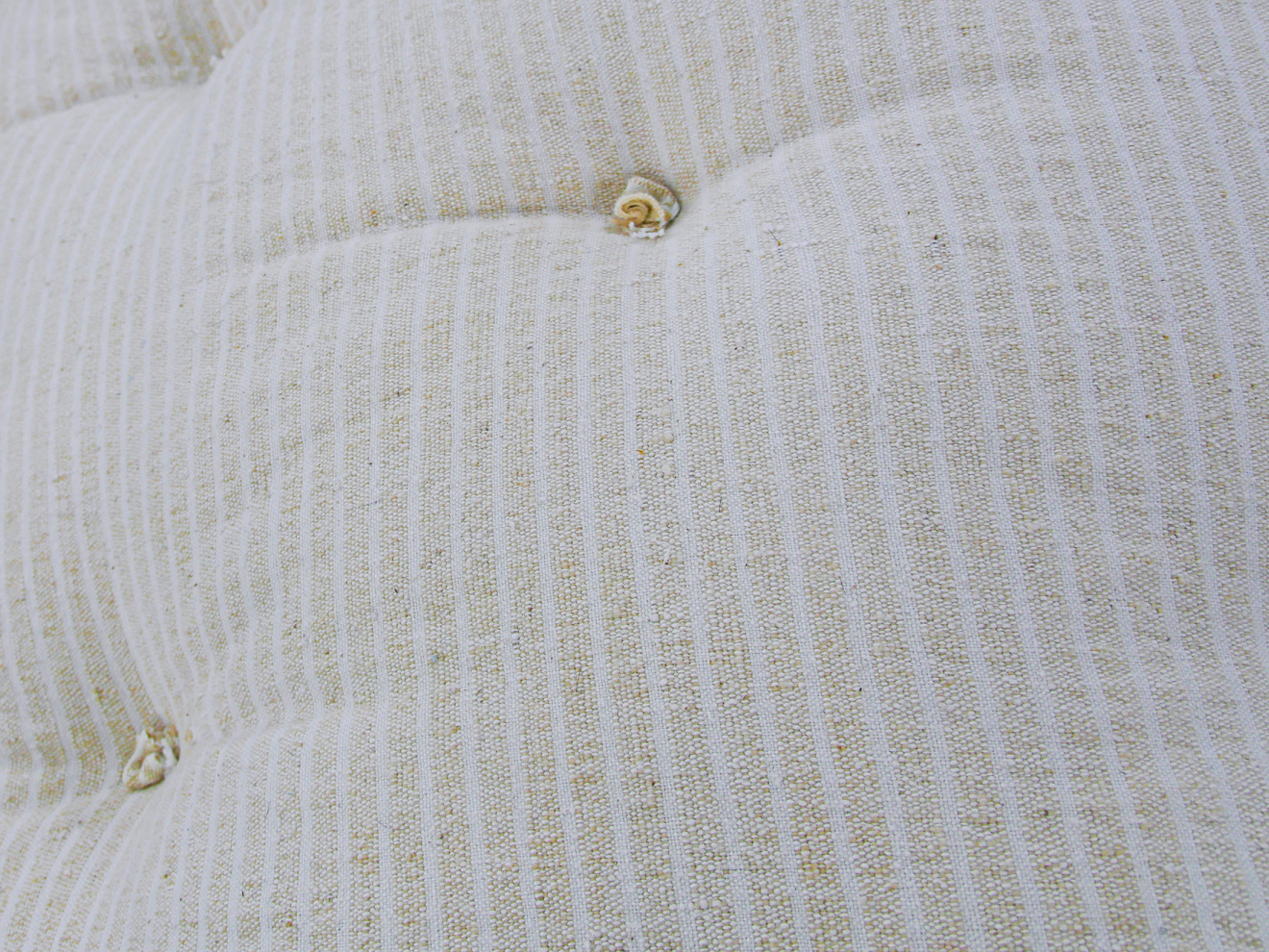 Handmade Cotton Floor Cushion - 40x80in | 100x200cm apx | YM003 5 white cotton floor cushion daybed