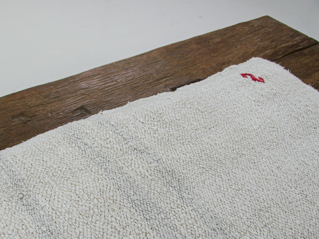 bean bag hemp pillow with embroidery