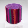 handmade anatolian vintage kilim pouf