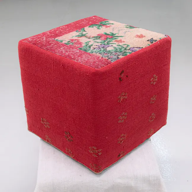 handmade kilim pouf ottoman