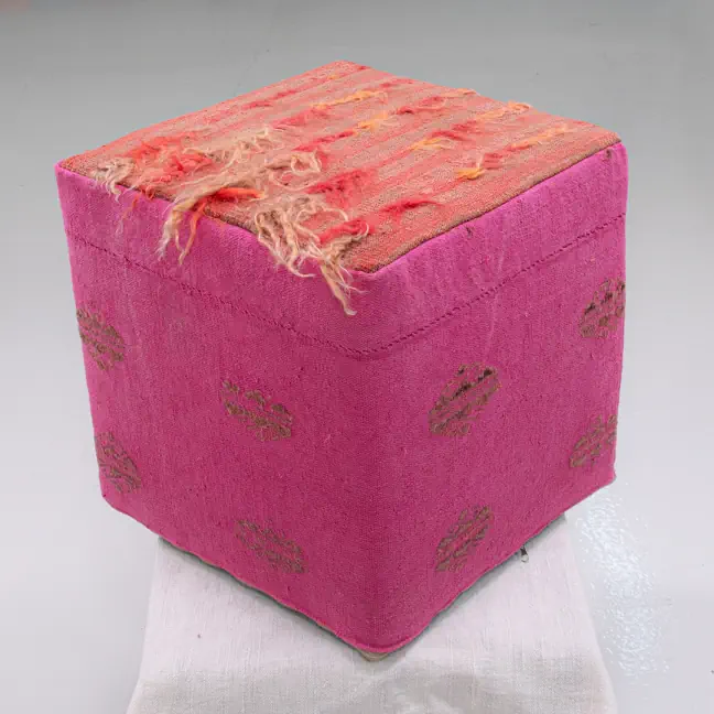 handmade kilim pouf ottoman