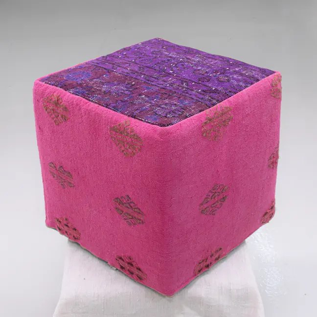 handmade kilim pouf ottoman