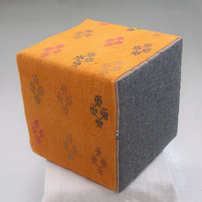 handmade kilim pouf ottoman