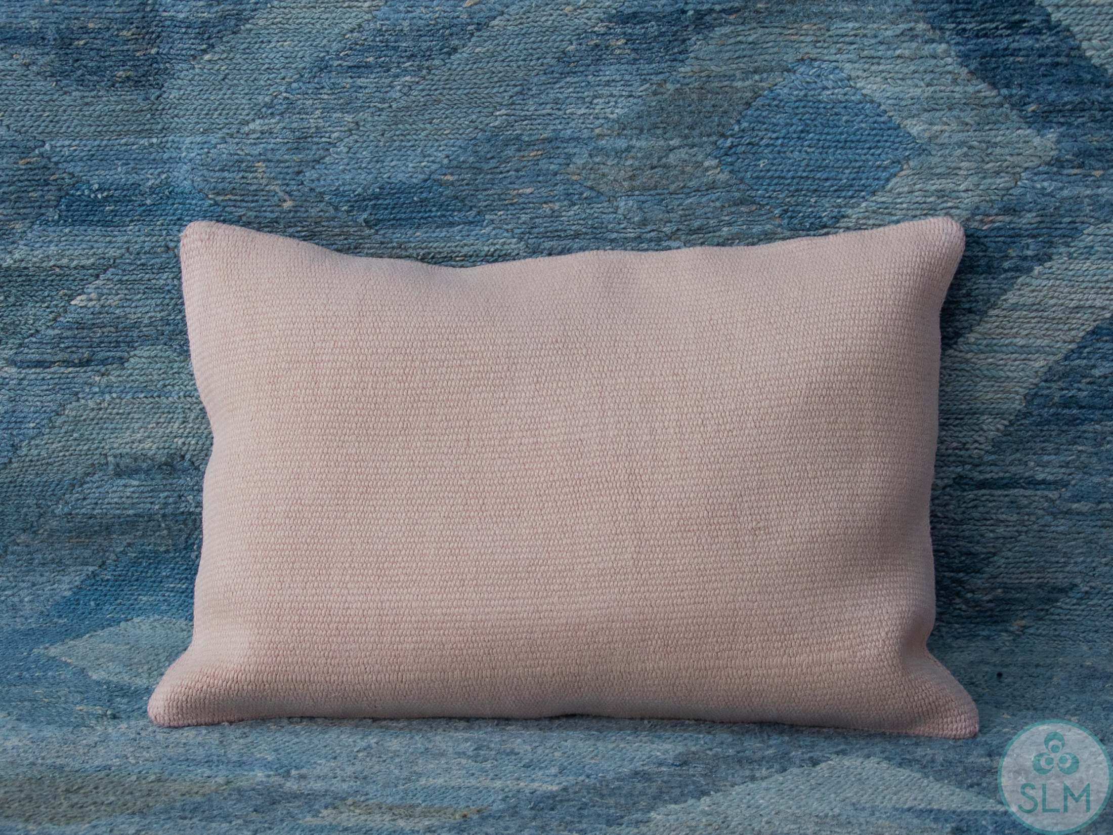 Handmade hemp cotton jutte throw pillow cover