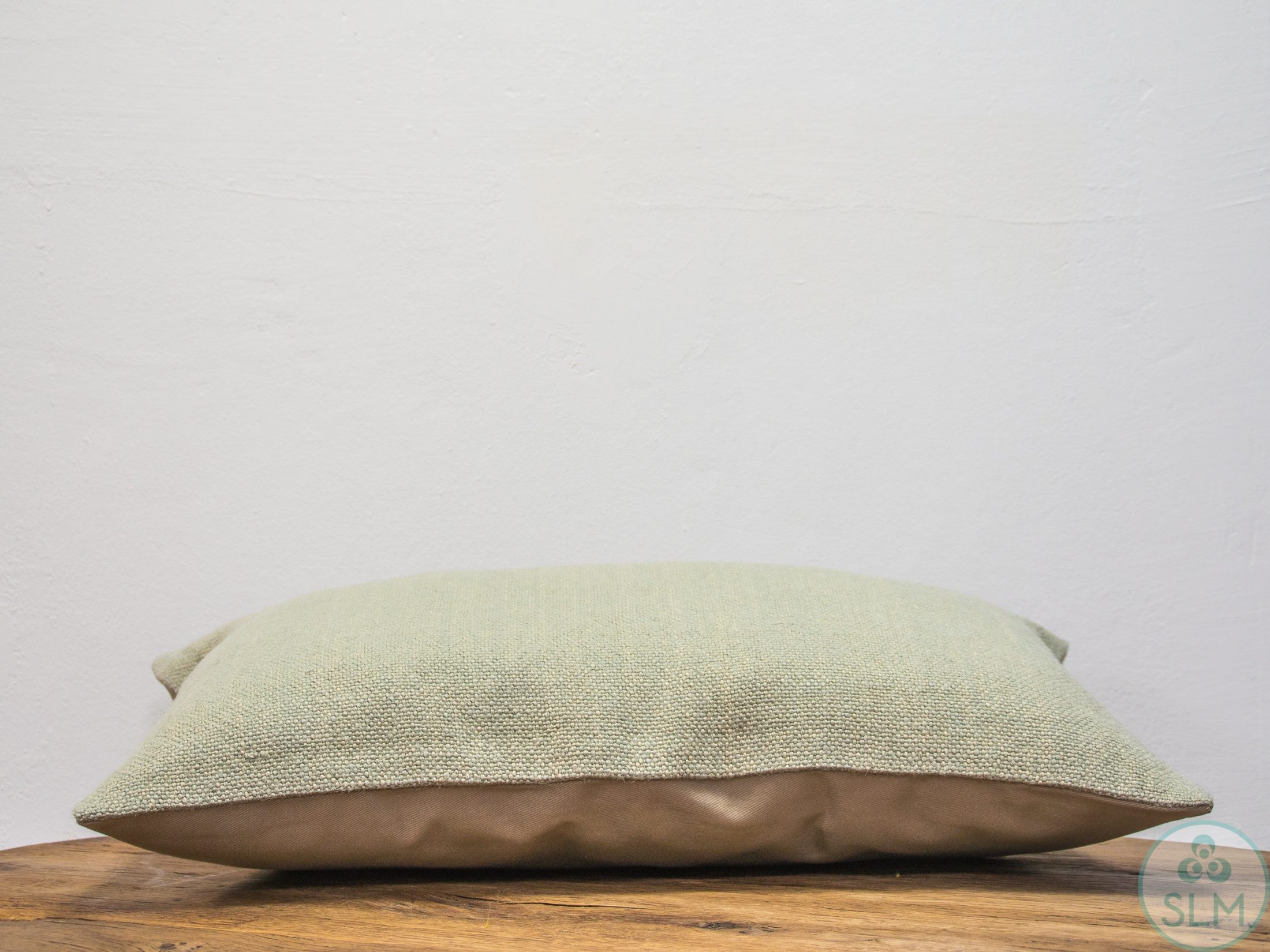 Handmade hemp cotton jutte throw pillow cover