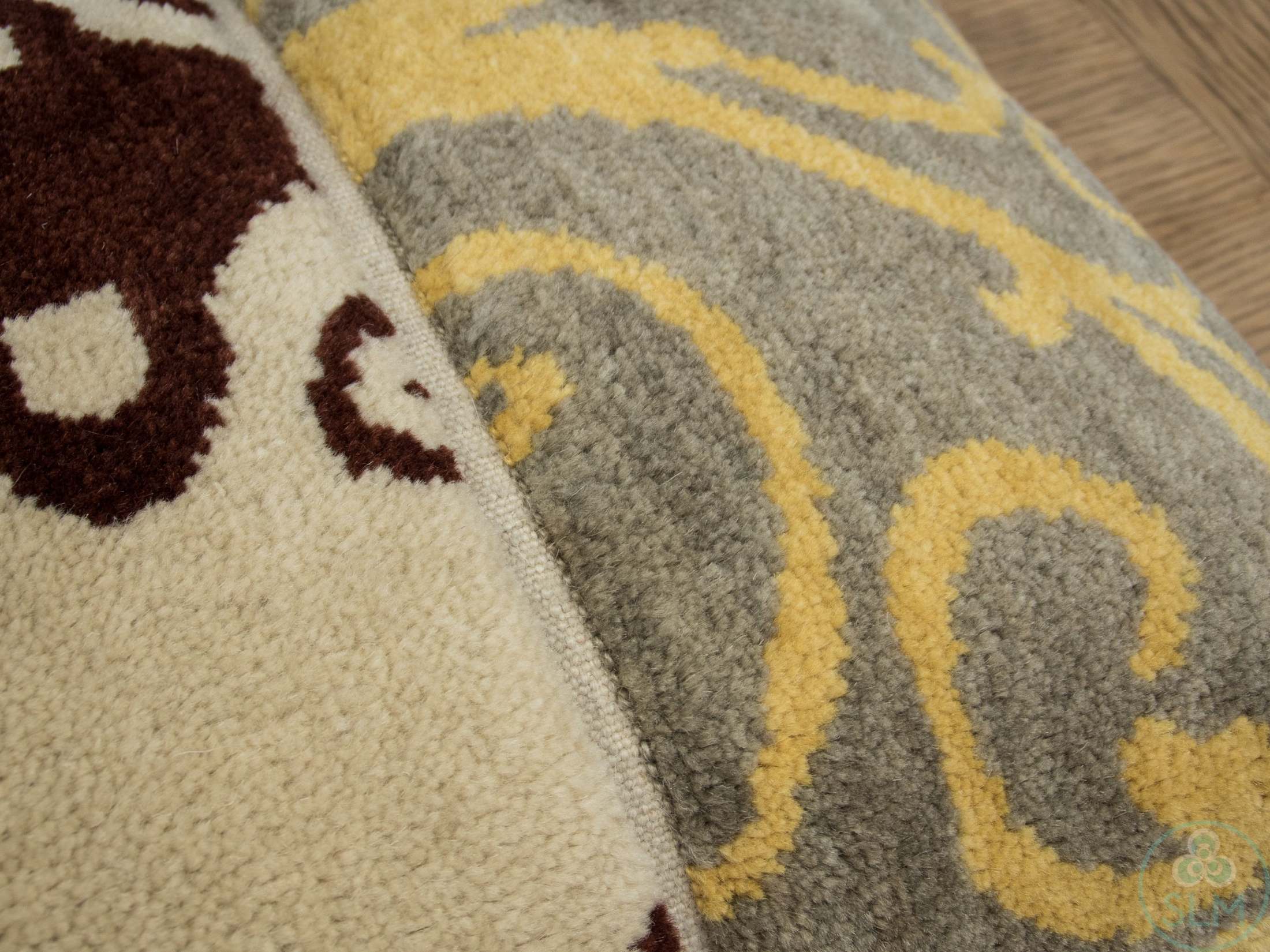 Handmade hemp cotton jutte throw pillow cover