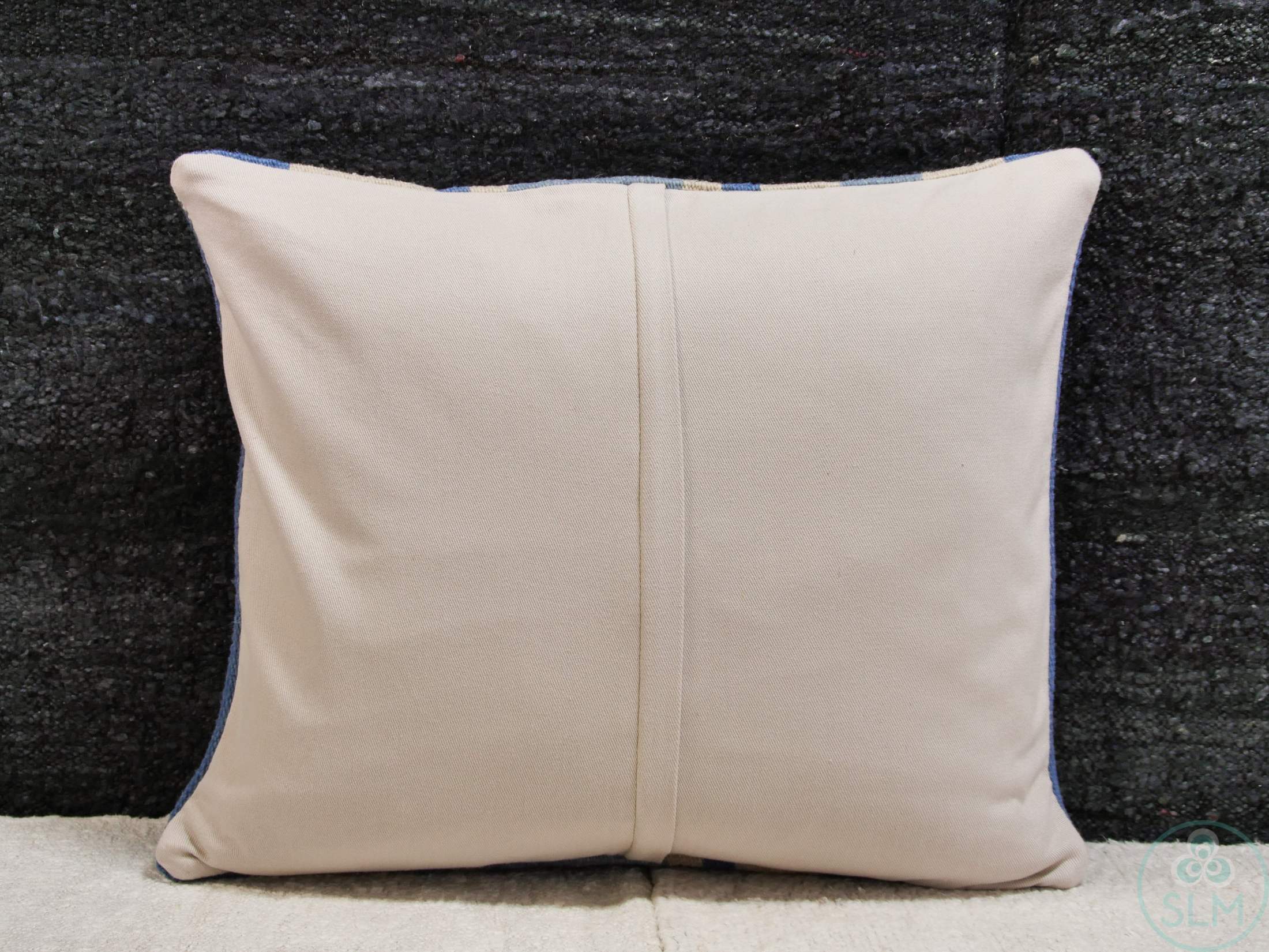 Handmade hemp cotton jutte throw pillow cover