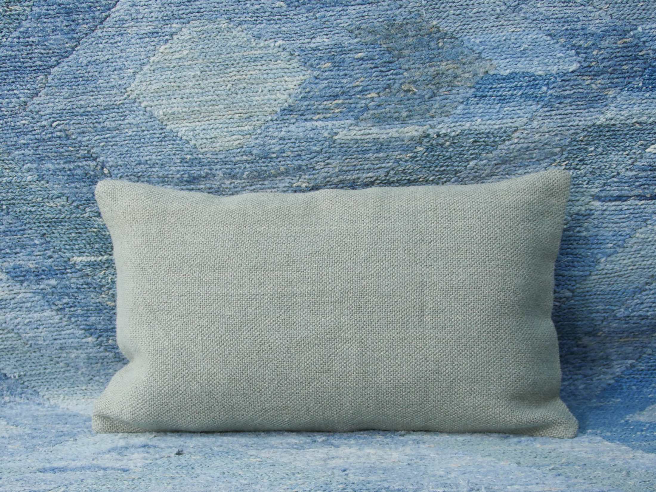 Handmade hemp cotton jutte throw pillow cover