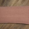 Pastel Brown Jute Throw Pillow