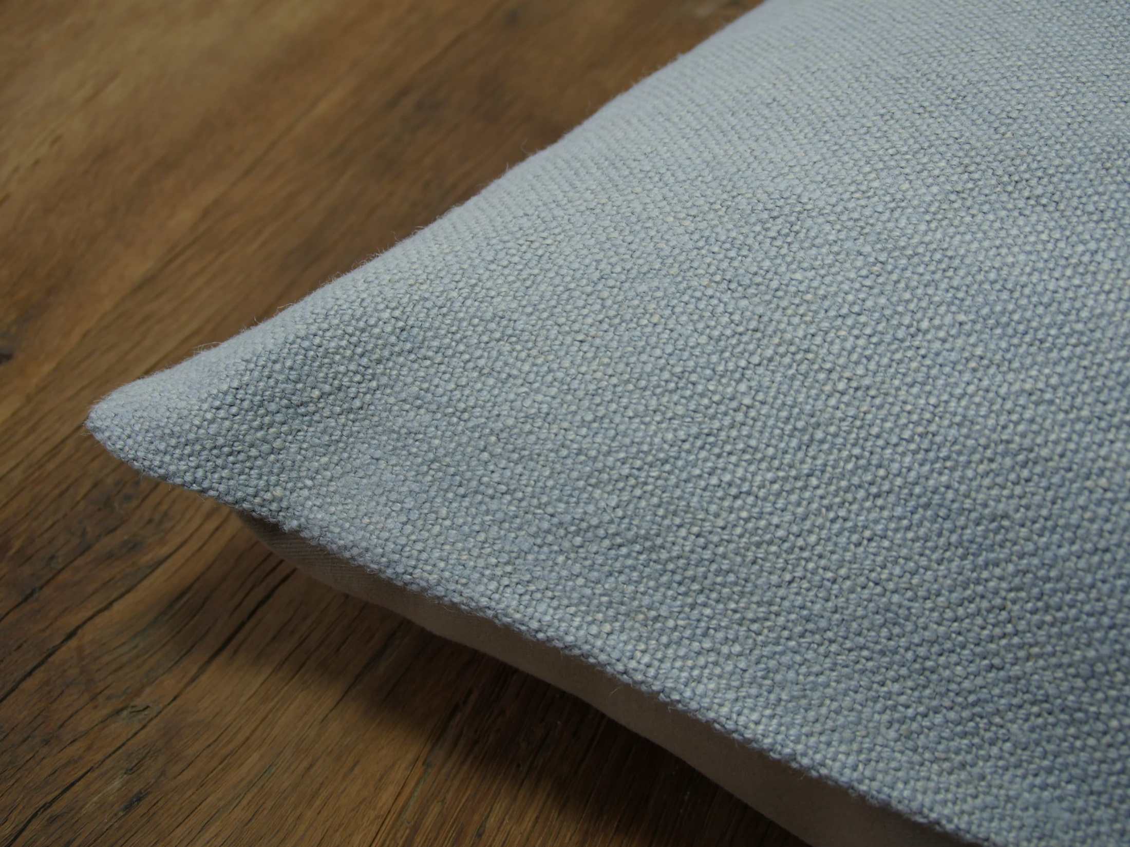 Handmade hemp cotton jutte throw pillow cover