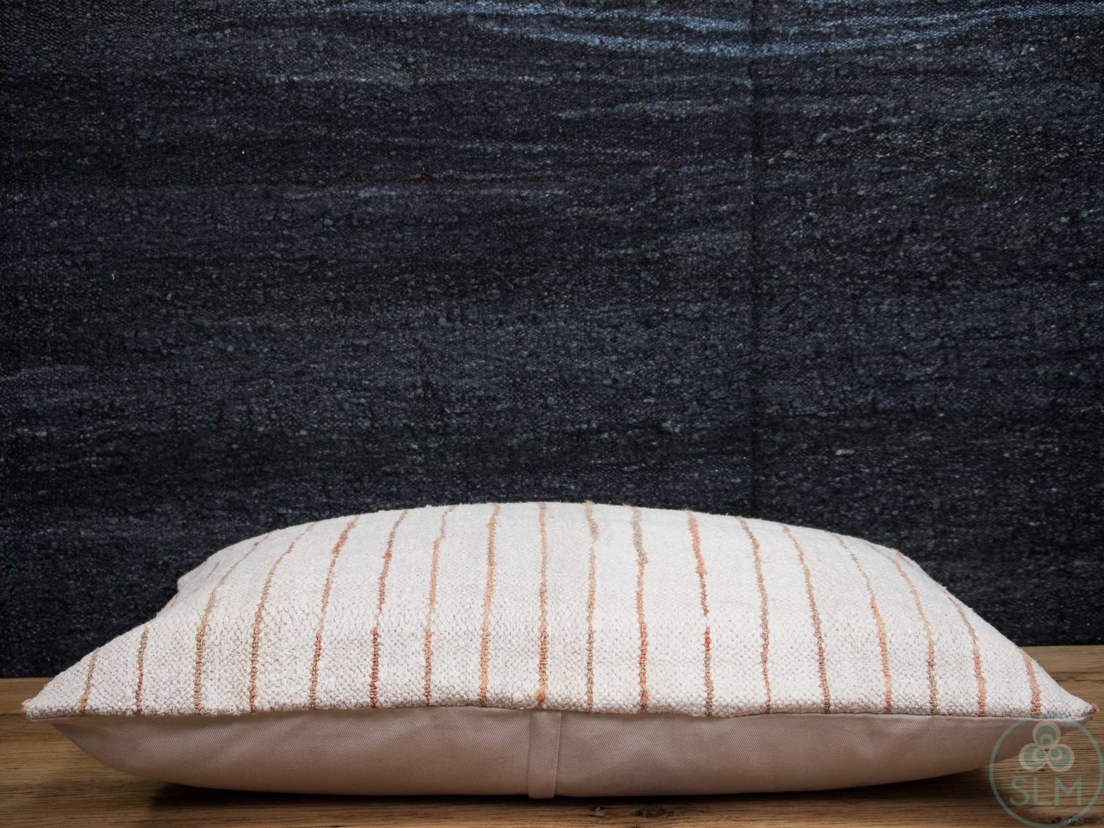 Handmade hemp cotton jutte throw pillow cover