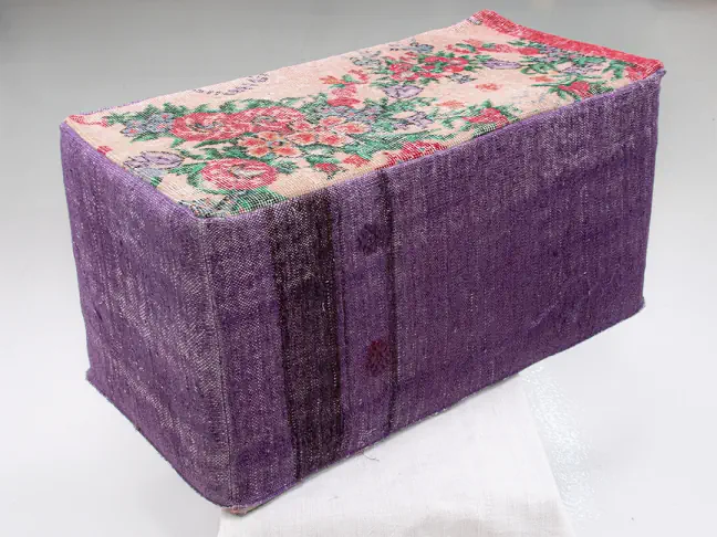 handmade kilim pouf ottoman