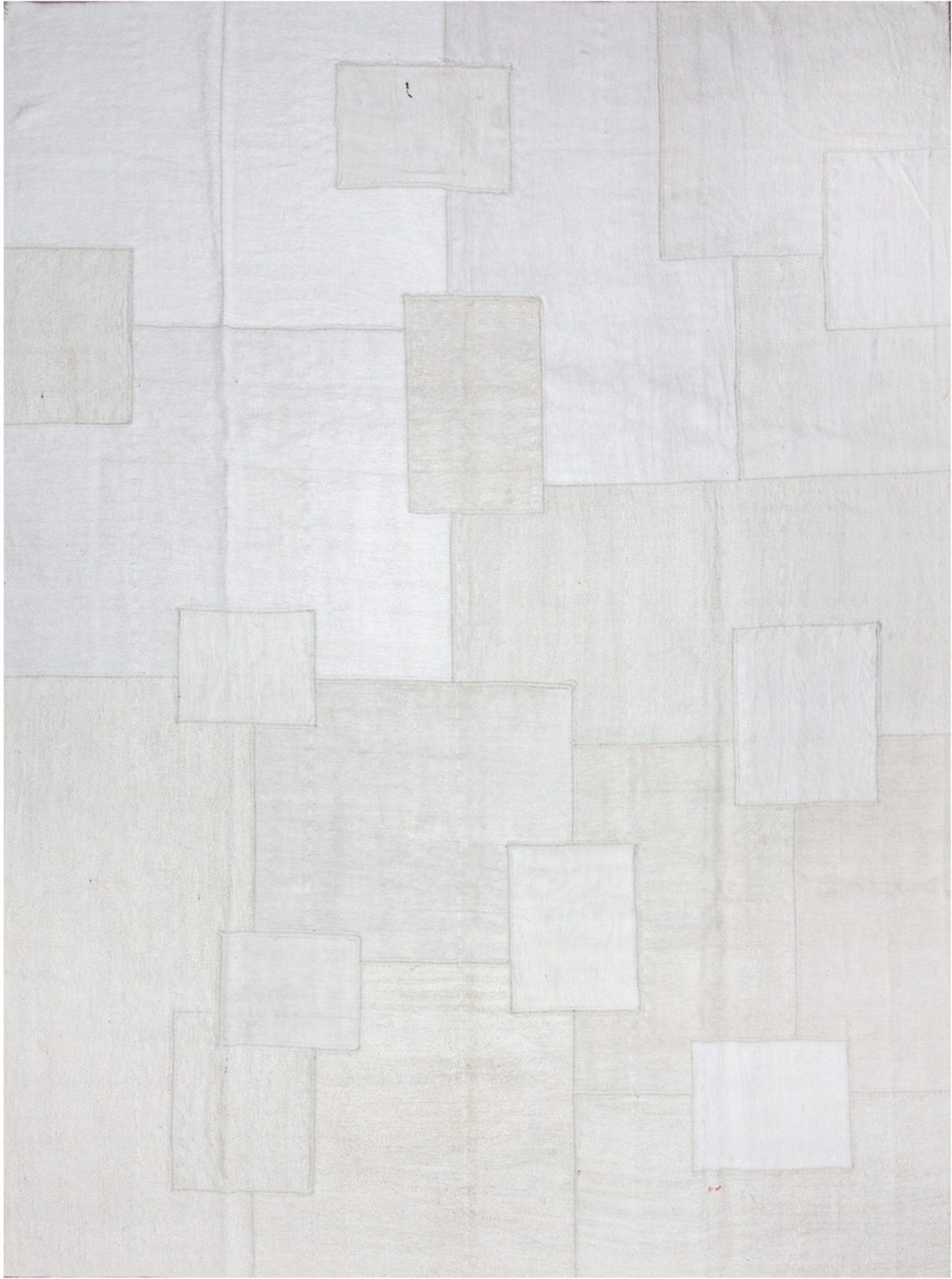 ya-ma collection natural hemp color hand stitched old yarn patchwork kilim