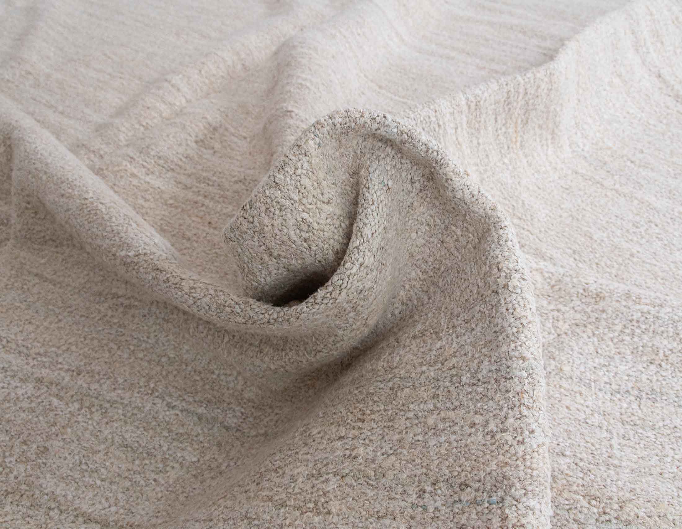 sandstone color hemp rug