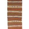 anatolian vintage wool kilim runner striped