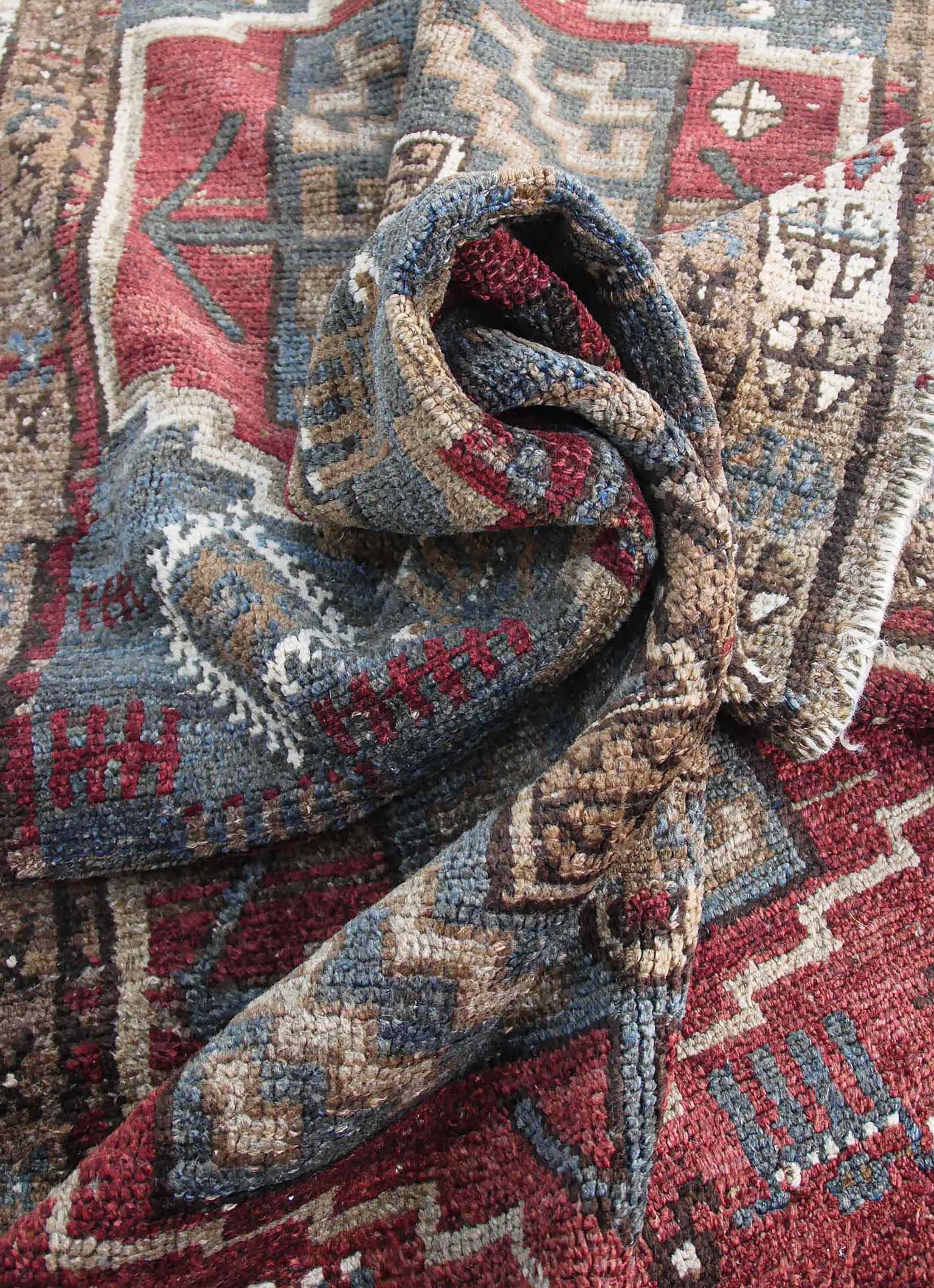 Vintage Handwoven Runner Rug