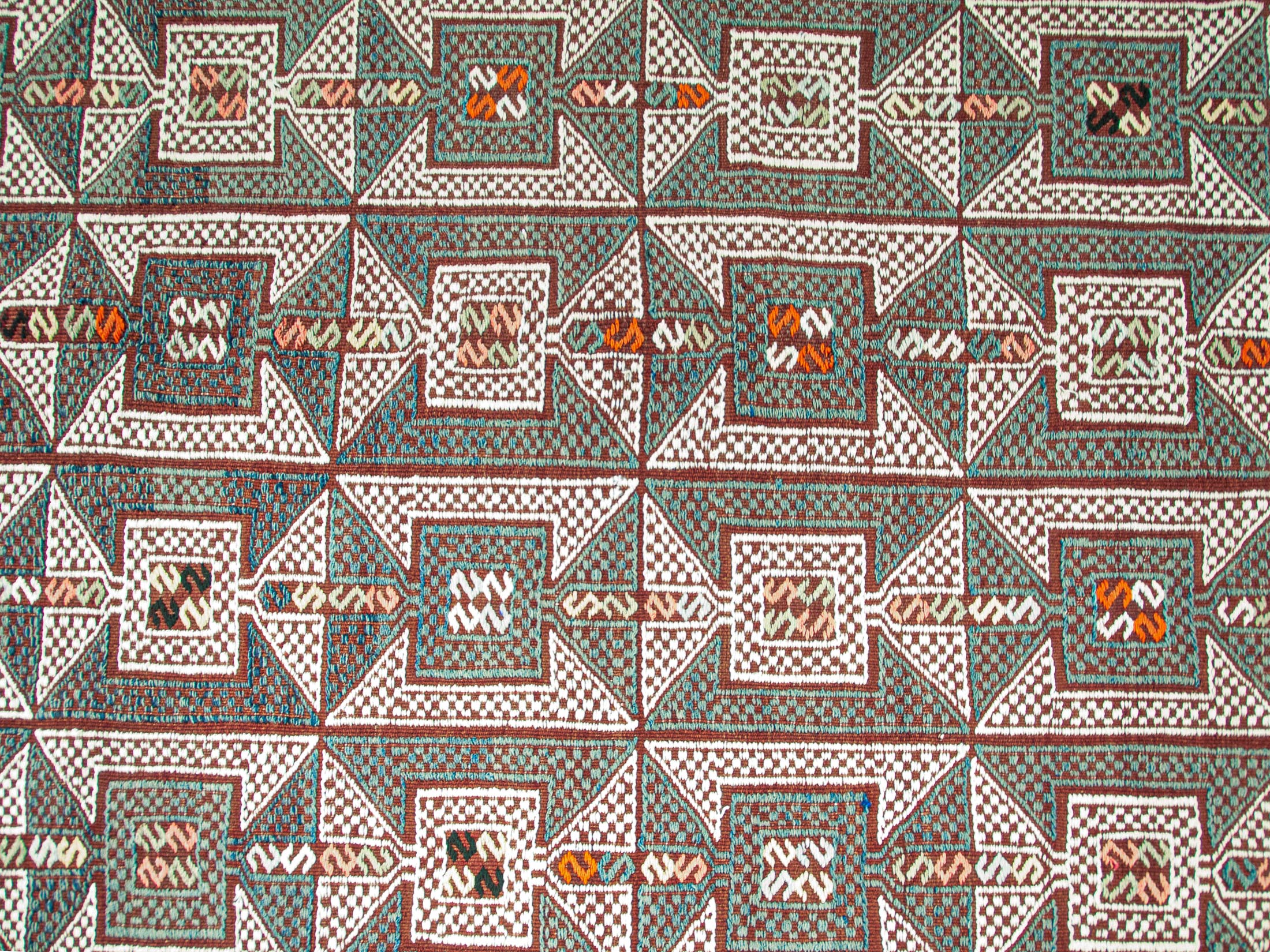 geometrici pattern jejim cicim rug
