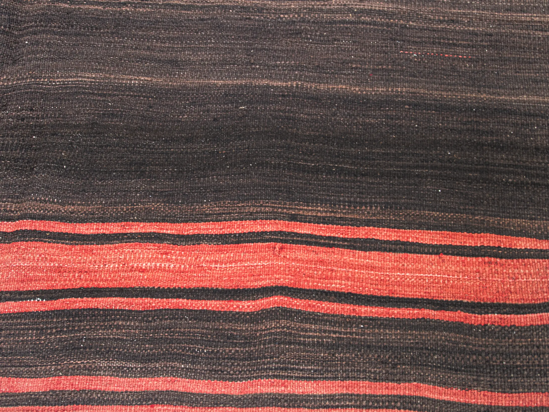 red black striped kilim rug