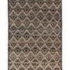 Hand woven wool rug with Chintamani pattern