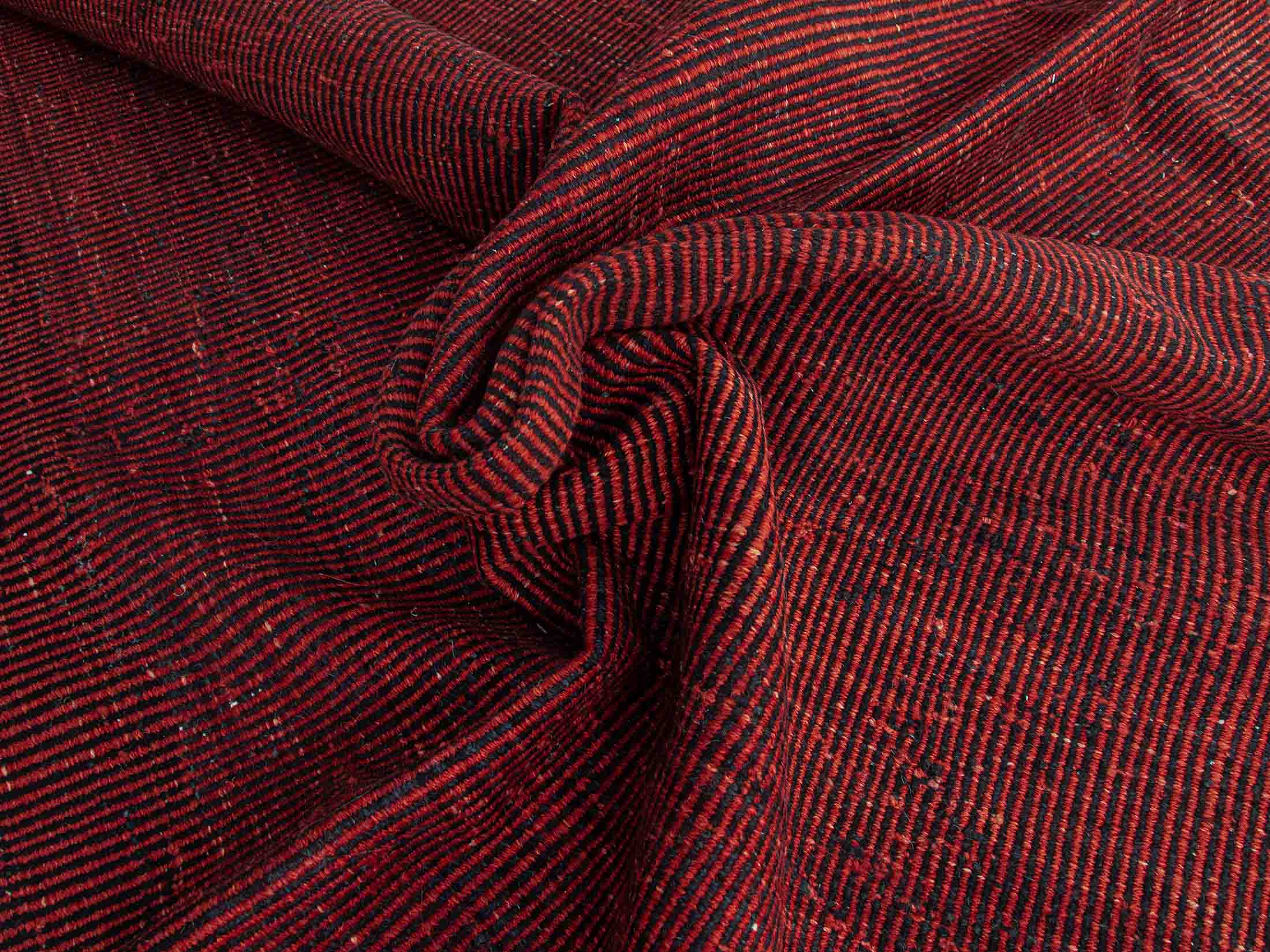 solid red color old yarn new design turkish kilim