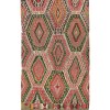 Large Anatolia Turkish kilim rug Geometric Archaic Pattern