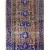 Beige and Midnight Blue color Anatolia Kars Carpet