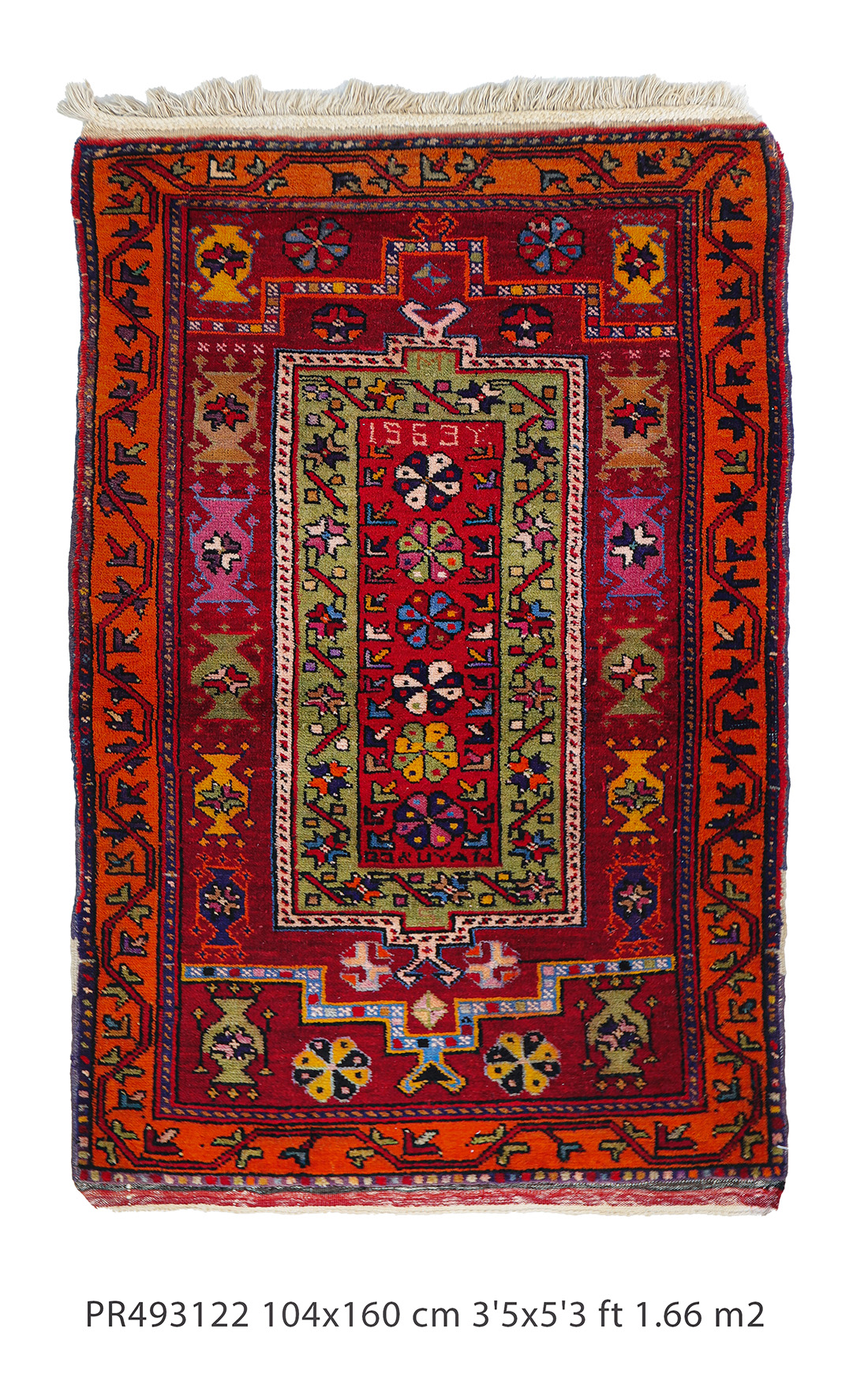 Vintage Anatolian Turkish Rug