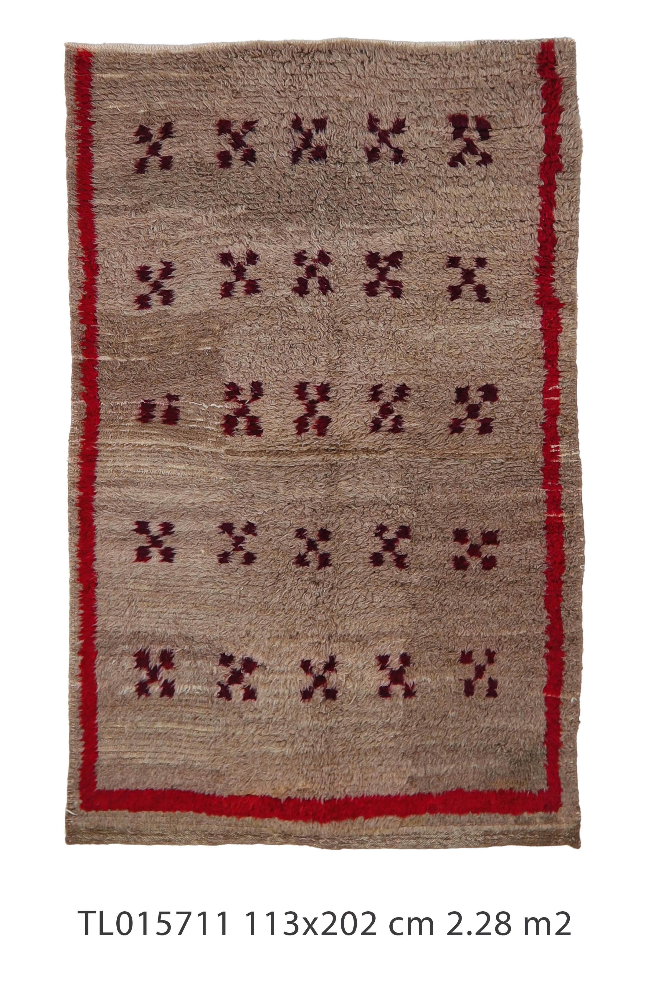 Authentic Vintage Turkish Tulu Rugs
