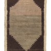Authentic Vintage Turkish Tulu Rugs : beige brown geometric pattern