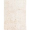 Authentic Vintage Turkish Tulu Rugs : Solid White Natural Color Carpet | 125x238 cm 4x8 ft | TL084123 1 Authentic Vintage Turkish Tulu Rugs: Solid White Natural Color