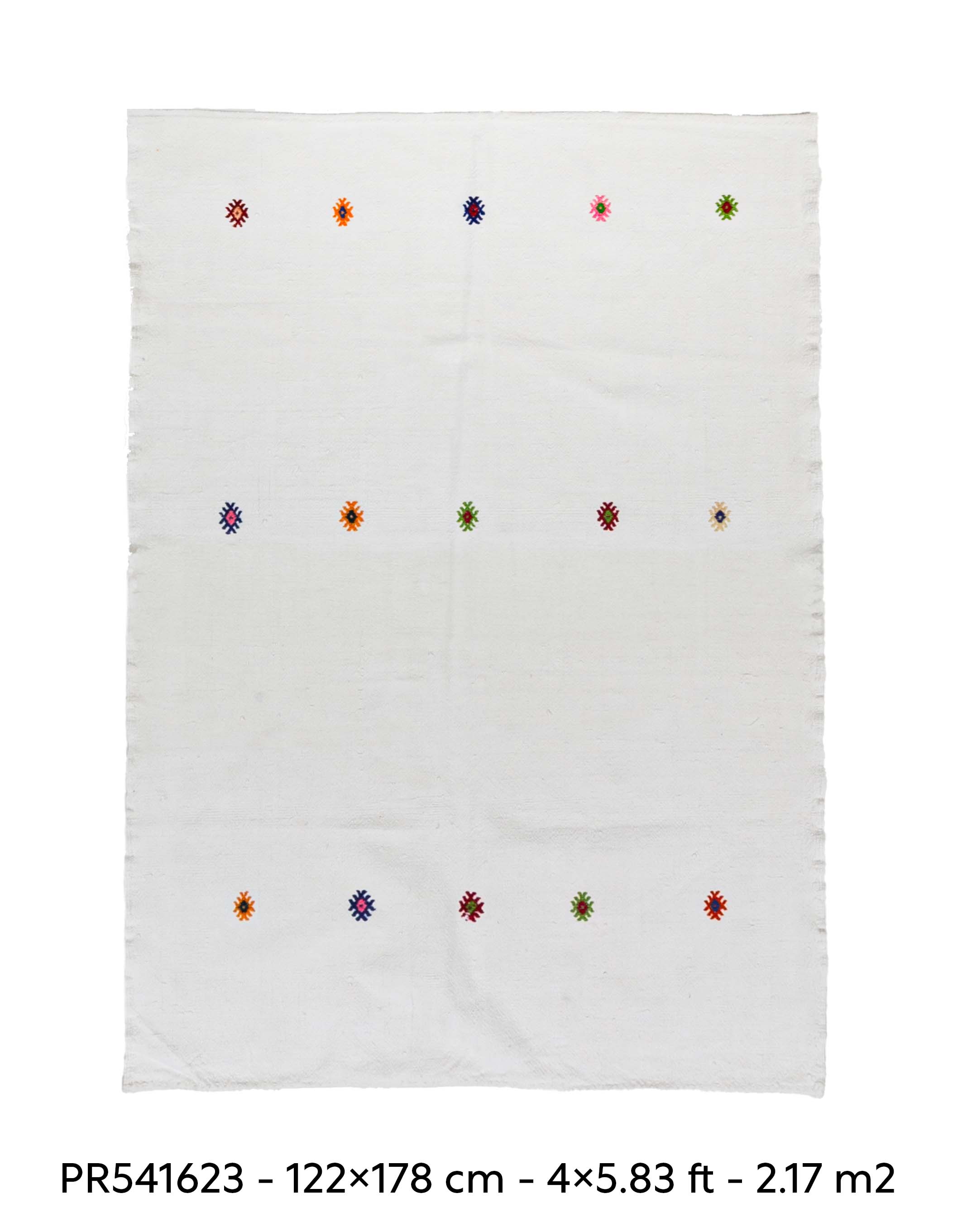 Turkish cotton kilim rug Adana kilim