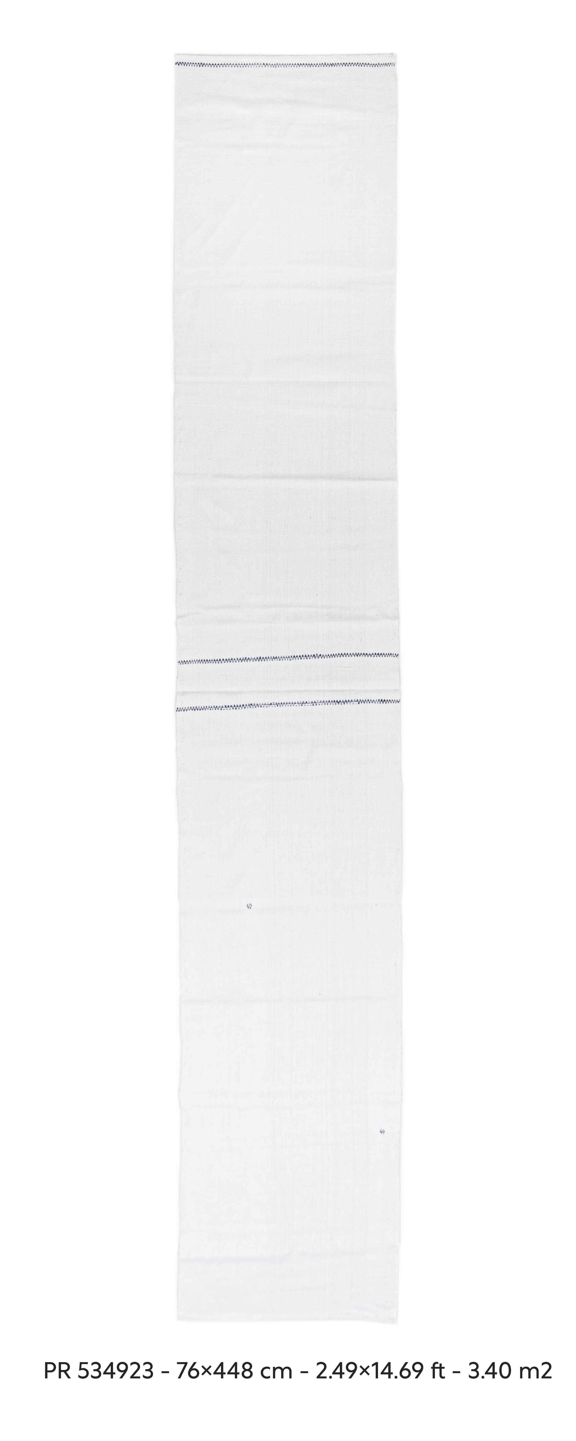 Turkish cotton kilim rug runner