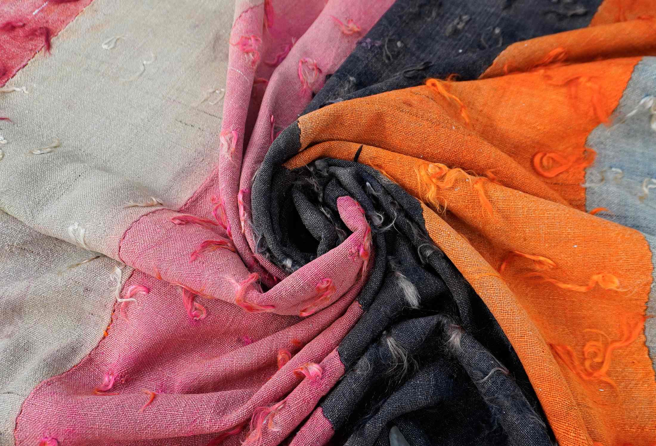 Vintage Turkish Kilim Rugs Perde