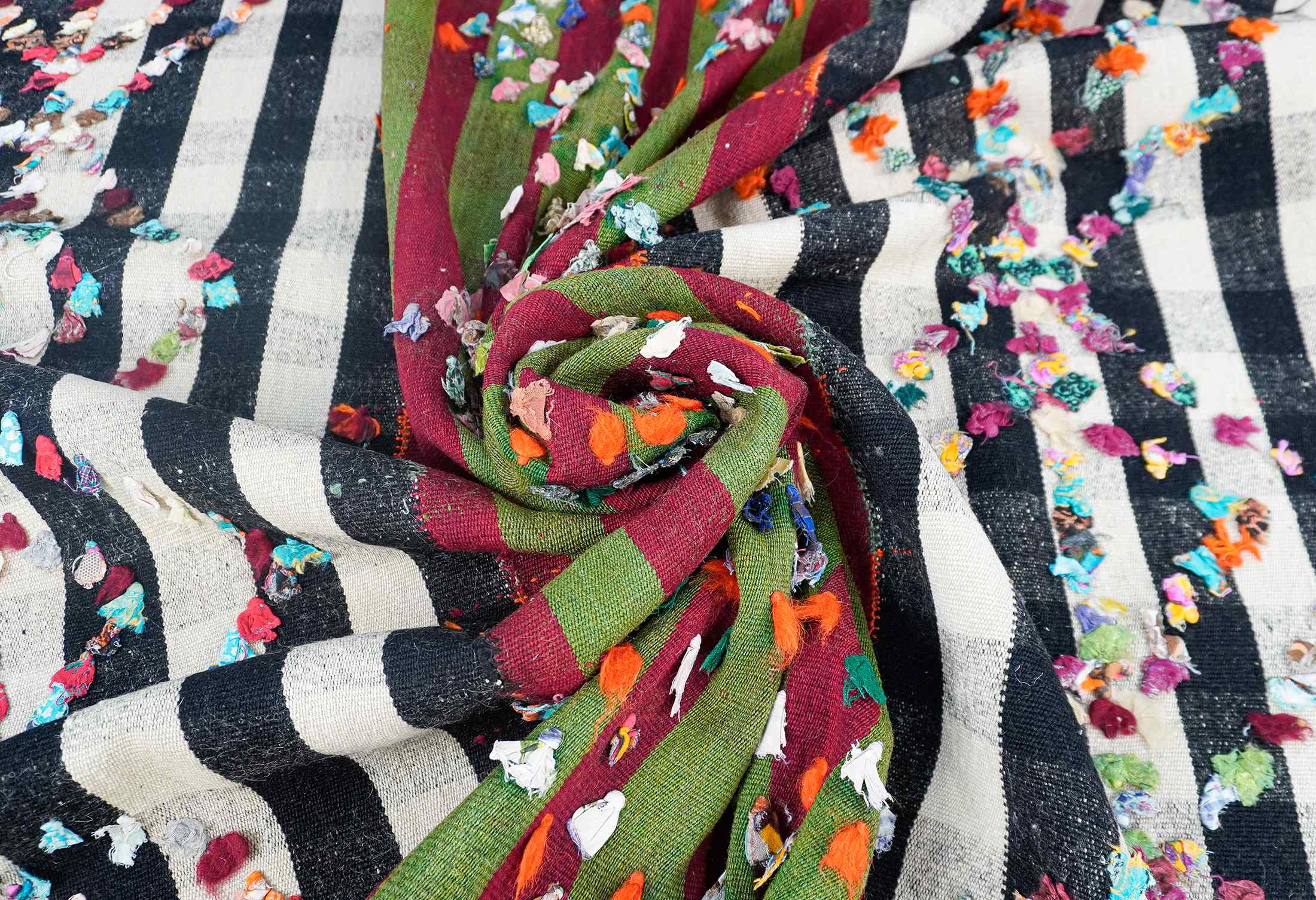 Vintage Turkish Kilim Rugs Perde