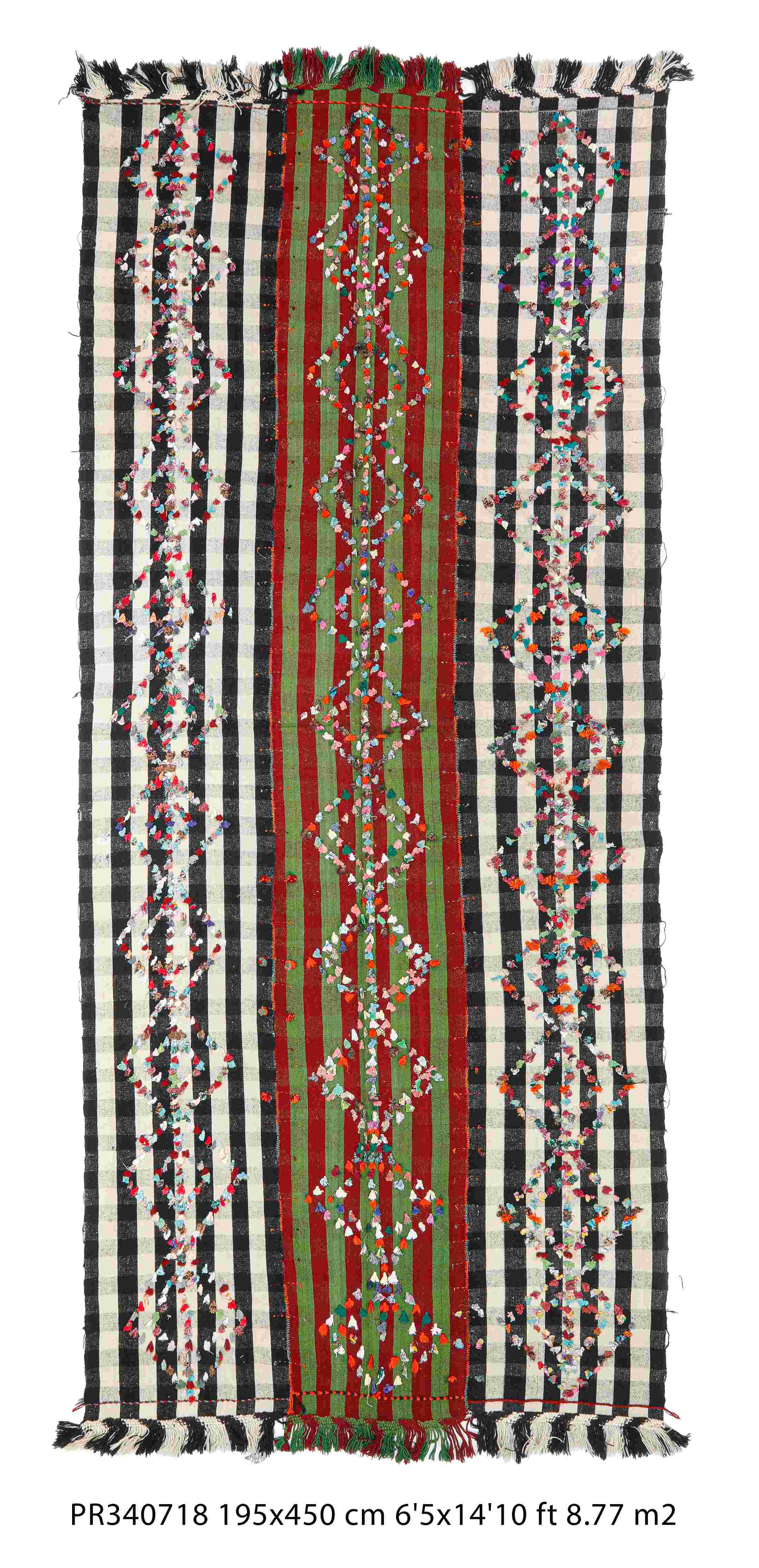 Vintage Turkish Kilim Rugs Perde