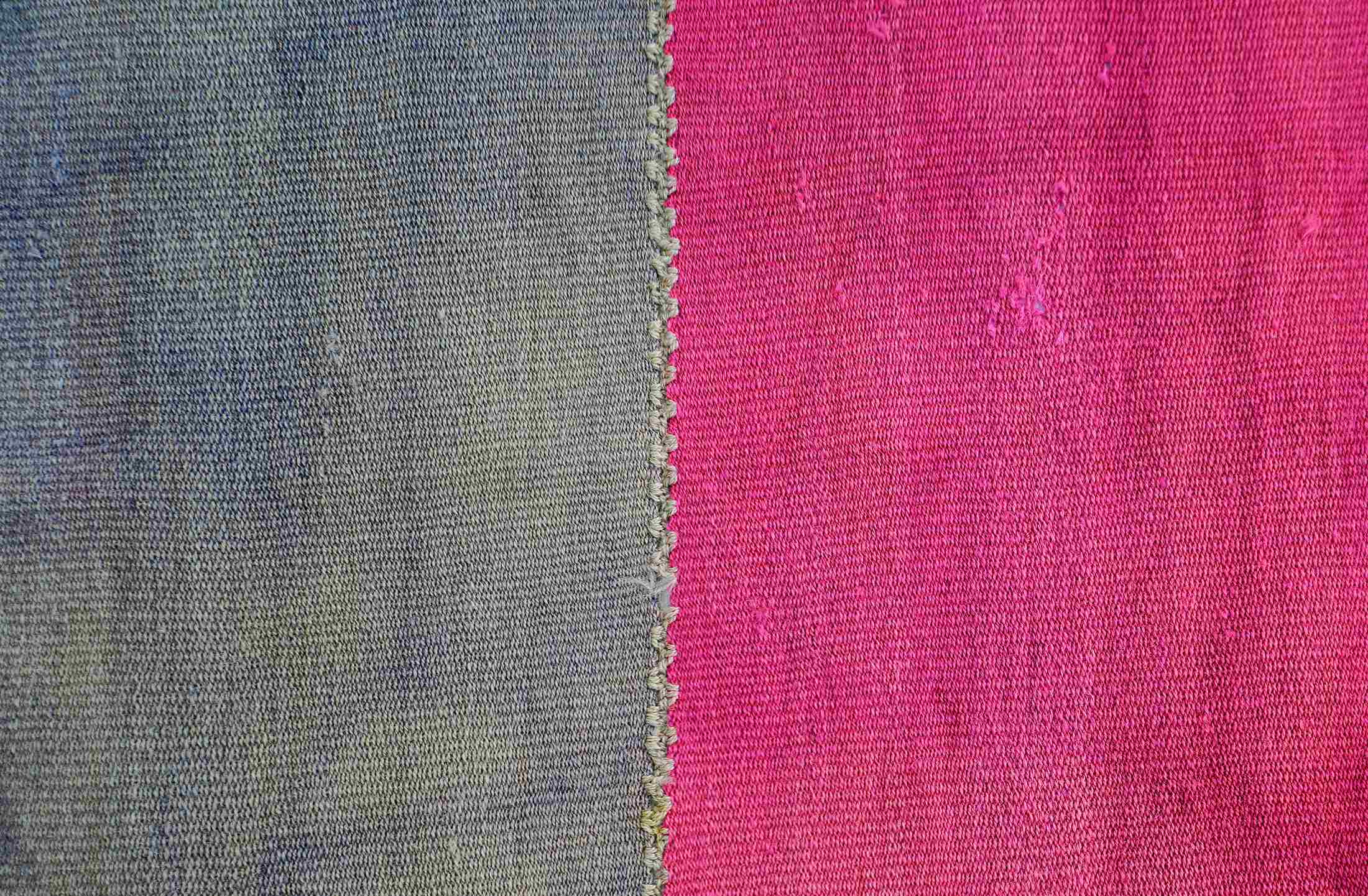 Vintage Kilim Perde Rug | Orange Olive Red Pink Stripes | 200x300 cm - 6x9 ft | PR390219 6 Vintage Kilim Perde Rug