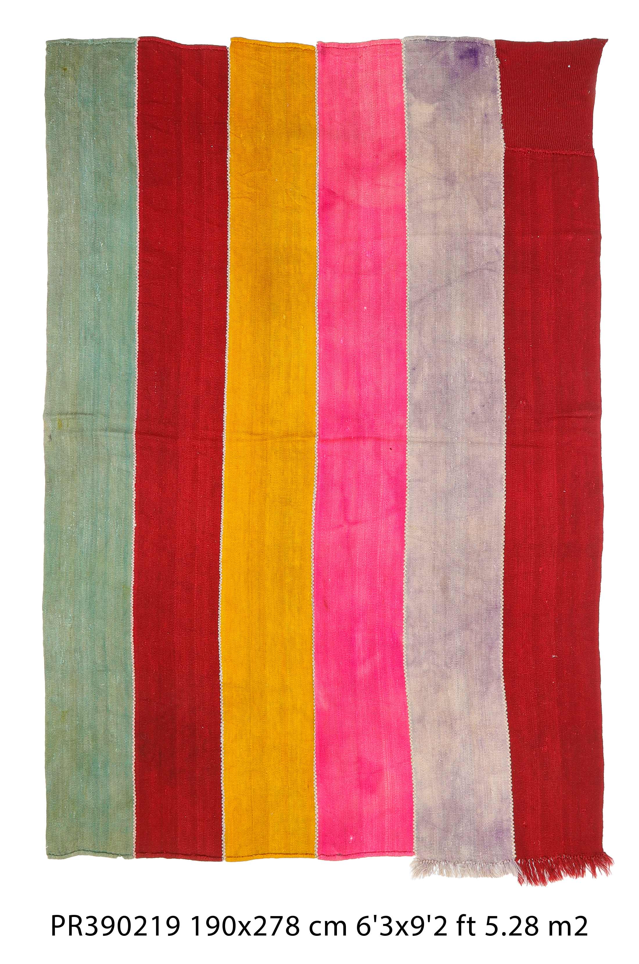 Vintage Kilim Perde Rug