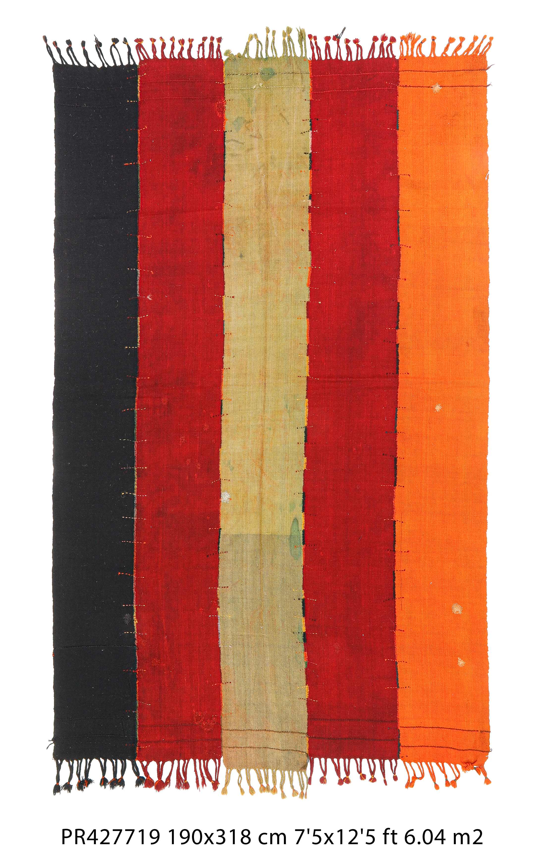 Vintage Kilim Perde Rug