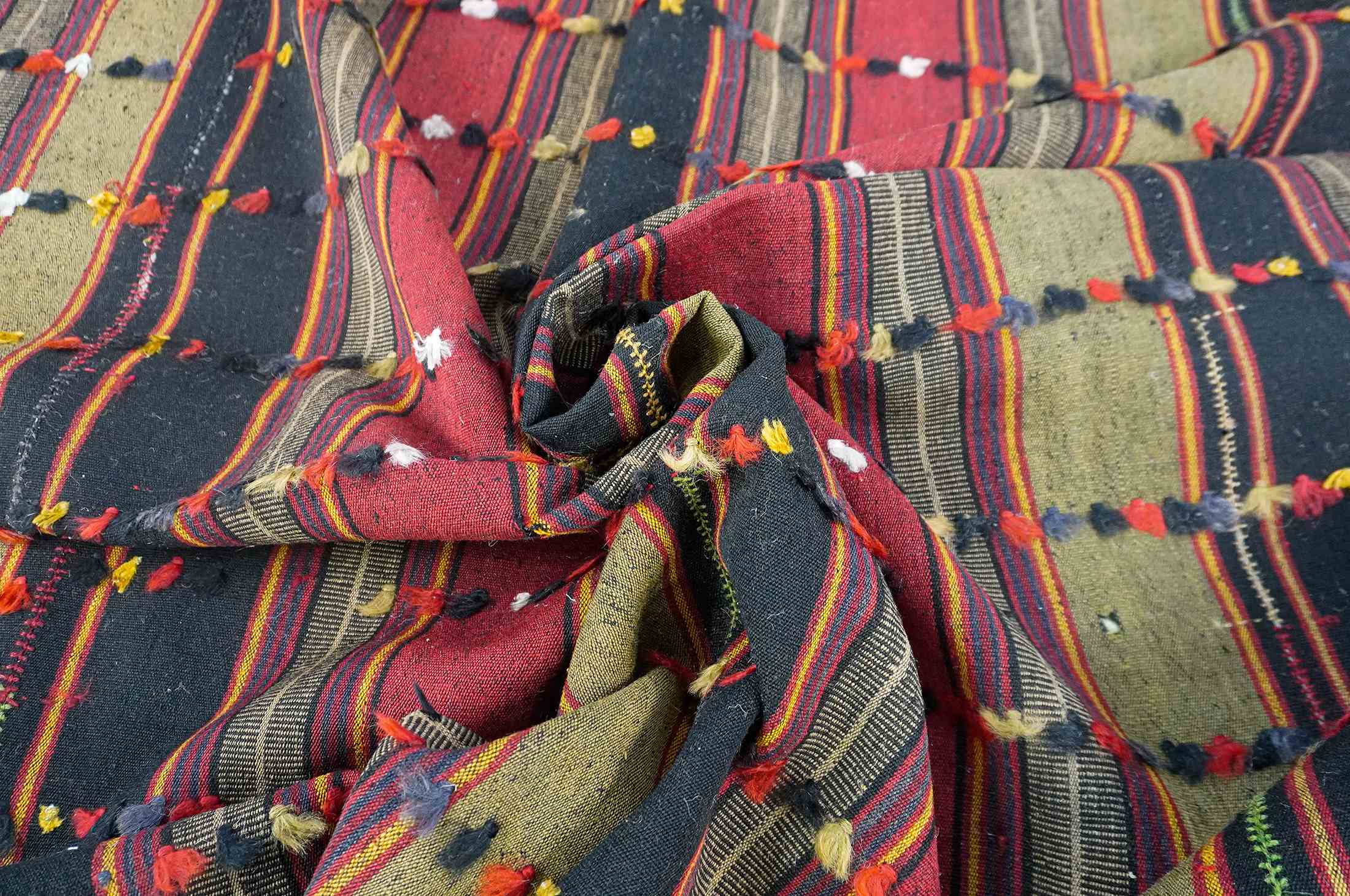 Vintage Turkish Kilim Rugs Perde