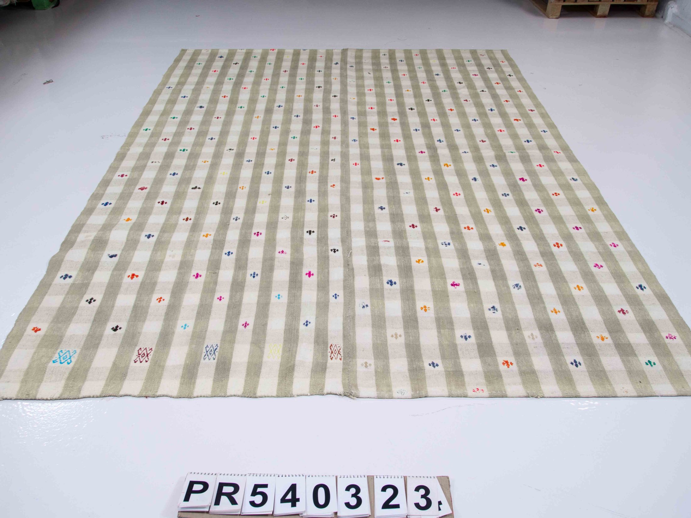 Turkish cotton kilim rug Adana kilim